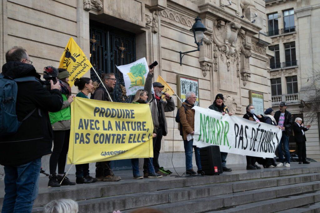 Prise de parole de la confédération paysanne ©&nbsp;GF