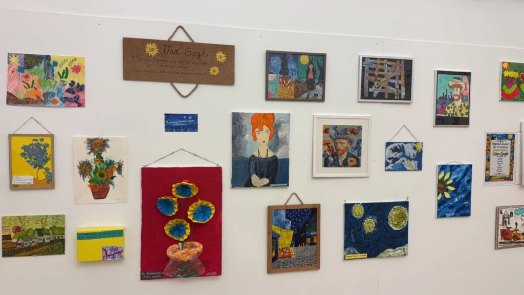 Exposition "Inspiration Van Gogh" de ’hôpital de jour « Les Quatre Chemins » - Maison Folie Moulins l'Hôpital  @Eden Halma 